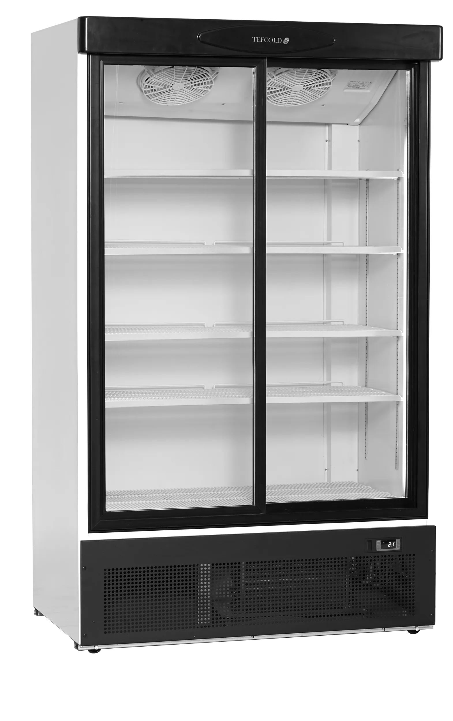 Tefcold FS1202S 2-Door Display Cooler with Sliding doors