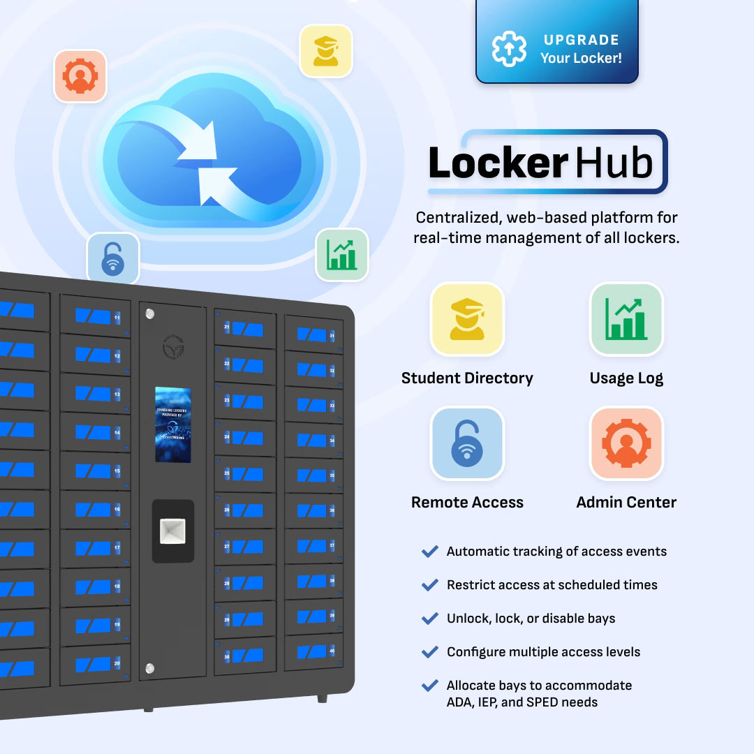 SecureTech EDU Series K-12 Smart Locker