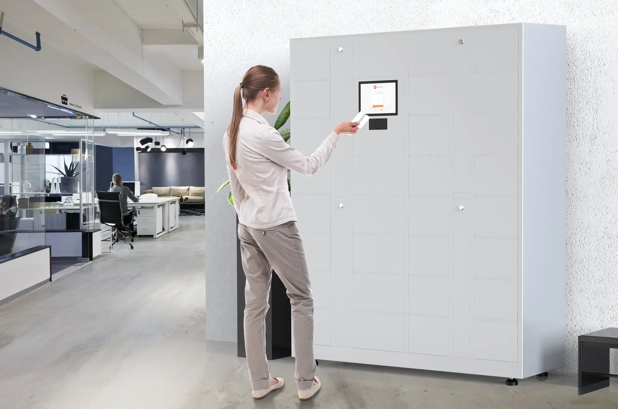 Smart Lock and Charge Locker Device Management System 30 Doors